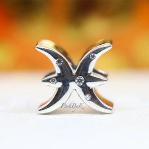 PANDORA SPARKLING PISCES ZODIAC CHARM 798426C01